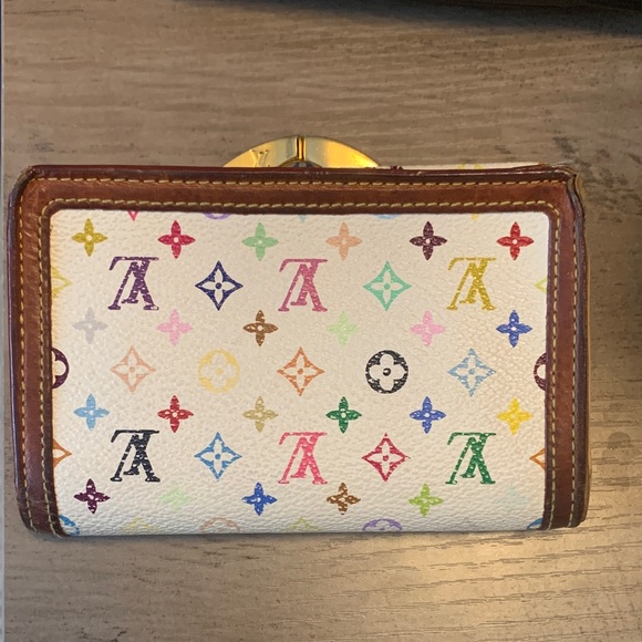 Louis Vuitton Multicolor Monogram Wallet with Brown Trim - Picture 1 of 1